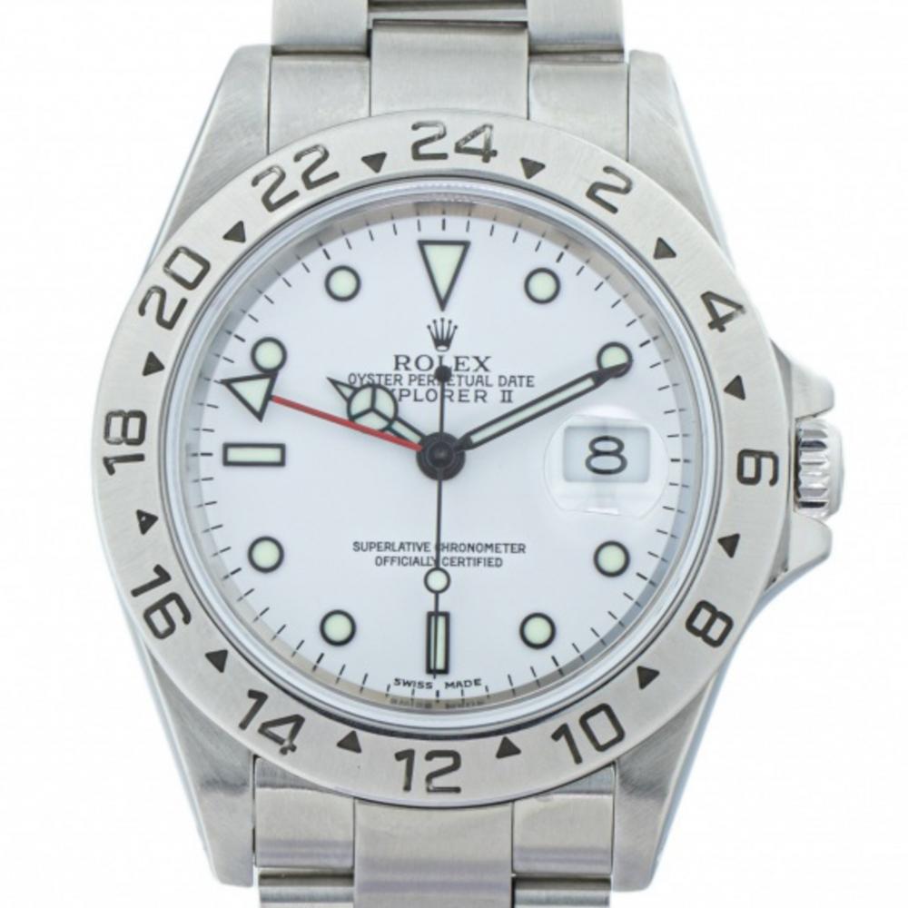 Rolex Explorer II 40MM 16570 Stainless Steel Watch